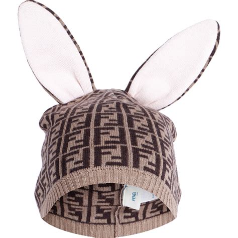 fendi bunny ears hat|Fendi Baby Hat .